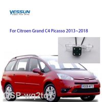 มุมมองด้านหลัง2023wq2tq7สำหรับ Citroen Grand C4 Picasso 2013 2018อุปกรณ์เสริมการมองเห็นได้ในเวลากลางคืนป้ายทะเบียนรถสำรองชุดตัวเรือน