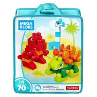 Mega Bloks บล็อคตัวต่อ Lets Build Dinos (70 PCS) มาต่อไดโนเสาร์กัน ของเล่นเสริมพัฒนาการ 70 ชิ้น