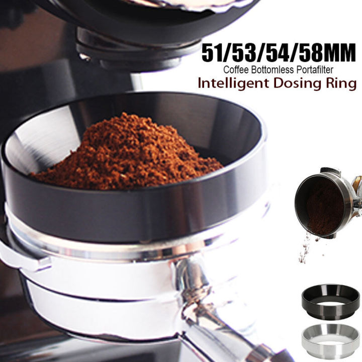 lucky-แหวนอลูมิเนียมสำหรับการต้มกาแฟชามผงกาแฟเครื่องมือสำหรับ51-53-58มม-profilter