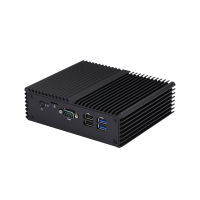 Qotom Mini PC 2*2.5G LAN 10210U I3 10110U ,DP RS232มินิคอมพิวเตอร์ Pfsense Fanless Mini PC