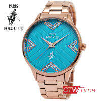 Paris Polo Club นาฬิกาข้อมือผู้หญิง สายสแตนเลส รุ่น PPC-220620L