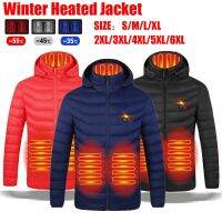 HOT★อุ่นเสื้อแจ็คเก็ตล้างทำความสะอาดได้ชาร์จ Usb Hooded Coat ไฟฟ้าเครื่องทำความร้อนอุ่นกลางแจ้งเดินป่าตั้งแคมป์อุ่นแจ็คเก็ต