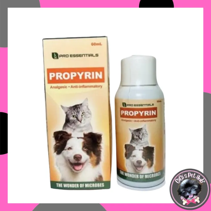 Propyrin Analgesic OTC Fever Wound Medicine for Dogs and Cats 60ml