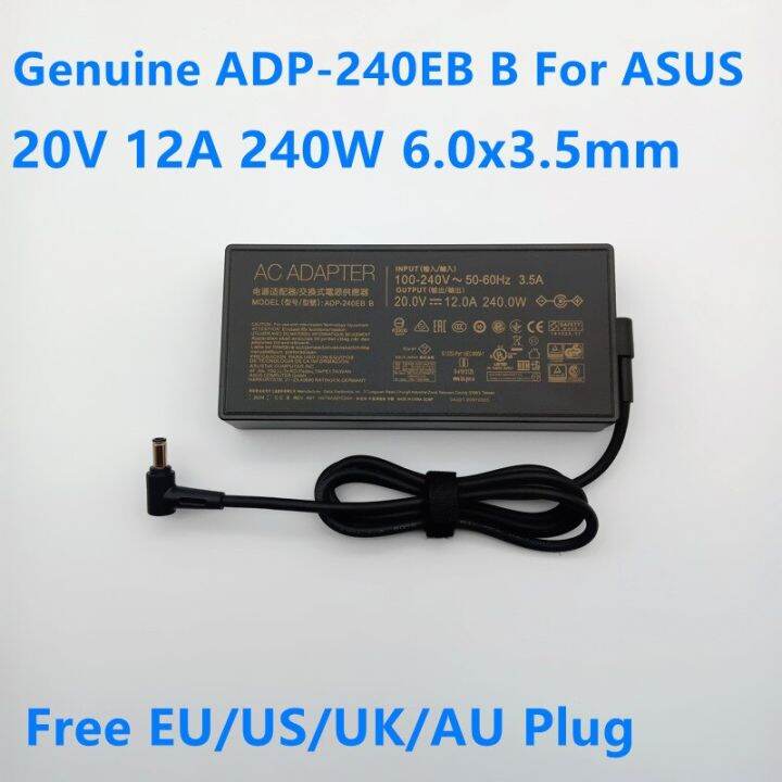 New Genuine 20V 12A 240W ADP-240EB B A20-240P1A Laptop Charger AC ...