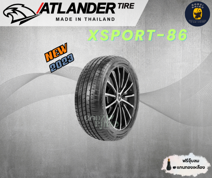 Atlander รุ่น XSPORT86 ยางรถยนต์ขอบ 1720 (ราคาต่อ 1 เส้น) ยางปี 2023🔥 แถมจุ๊บฟรีตามจำนวนยาง
