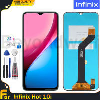 Beyondwolf จอ LCD แบบดั้งเดิมสำหรับ Infinix Hot 10i สัมผัสหน้าจอ LCD หน้าจอดิจิตอลแทนการประกอบสำหรับ Infinix X659B 10i ร้อน PR652B หน้าจอ X658E