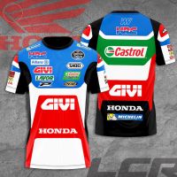 Fanmade LCR Castrol Honda HRC MotoGP Racing 3D Print T-Shirt s-5xl S-5XL