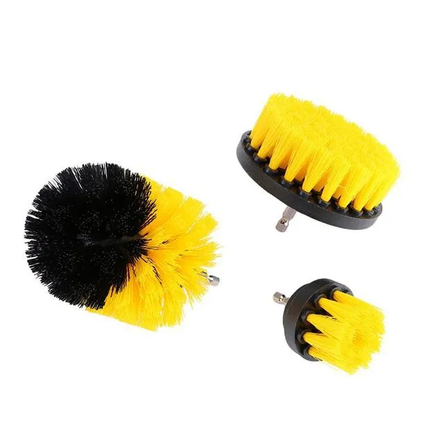 Dropship 3Pcs/Set Drill Brush Power Scrubber Cleaning Brush For