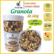 Granola ăn sáng 40% yến mạch ngũ Cốc ăn kiêng không đường ít yến mạch 500g