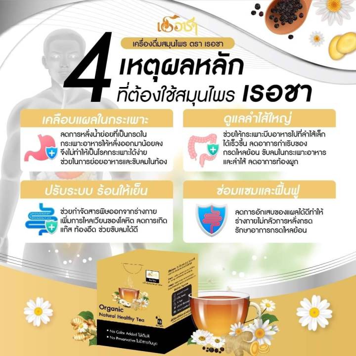 ส่งฟรี-recha-เรอชา-ชากรดไหลย้อน-ชาแก้กรดไหลย้อน-ชาลดกรดไหลย้อน-ชาบรรเทากรดไหลย้อน-สมุนไพรลดกรดไหลย้อน