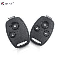 Keyyou 2/3ปุ่มหัวซองใส่กุญแจรถรีโมทสำหรับเซ็นเซอร์ Honda Accord Civic Crv Pilot 2007 2008 2009 2010 2011 2012