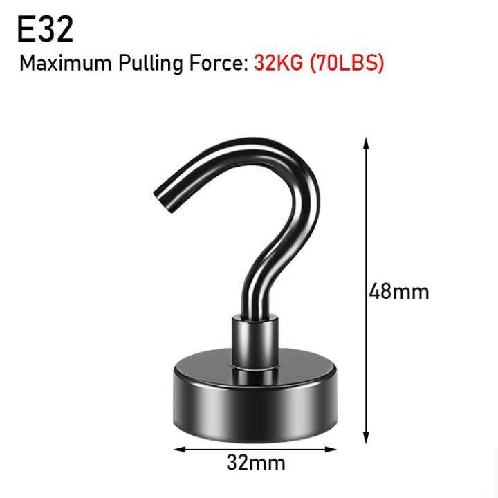 1pcs-strong-magnetic-hook-heavy-duty-magnet-coating-neodymium-hooks-for-kitchen-garage-grill-cup-key-hanger