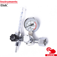 Instruments 0-25Mpa ตัวควบคุมอาร์กอน CO2 Mig Tig เครื่องวัดการไหลของแก๊ส-ตัวควบคุมการเชื่อมเครื่องวัดความดันลดความดัน