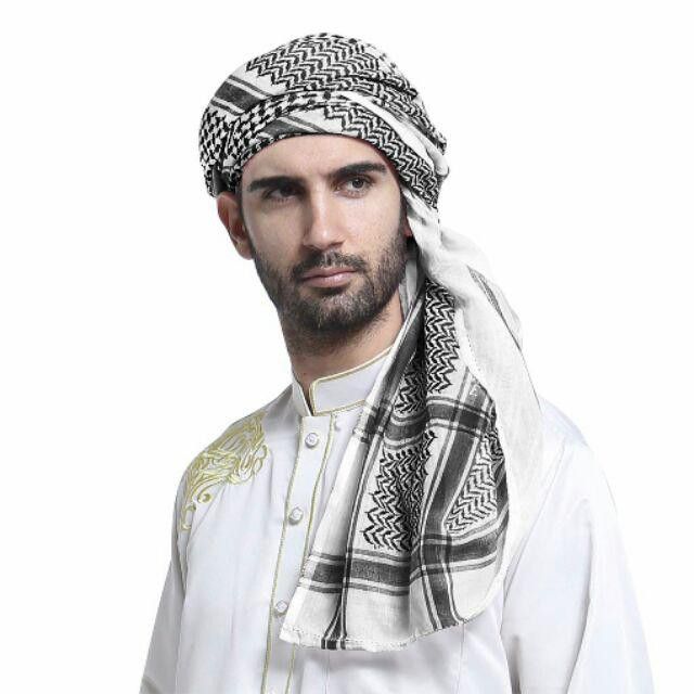 Serban Arab | Keffiyeh Shemagh | Scarf Cotton READY STOCK MALAYSIA ...