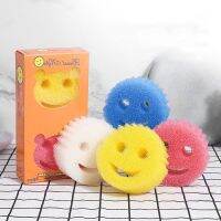 hotx 【cw】 4pcs Creativity Dishwashing Sponge Household Cleaning Scouring