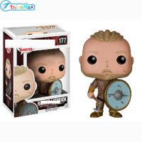 Thinkmax (ตัวเลข) Funko POP TV Vikings Ragnar Lothbrok รูปการกระทำตุ๊กตาของเล่น