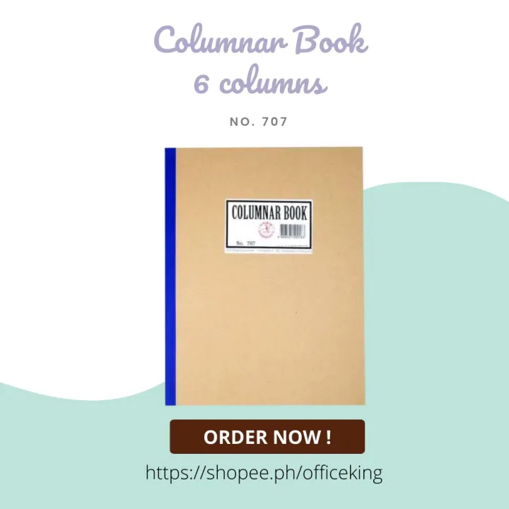 Columnar Notebook 6 columns Lazada PH