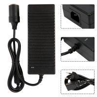 EU UK ปลั๊กรถอะแดปเตอร์ AC 110V 220V ถึง 12 V 10A Power Adapter Converter อินเวอร์เตอร์ DC T Transformer ไฟแช็ก 12 โวลต์