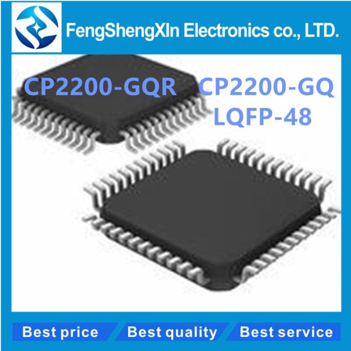 10pcs/lot   CP2200-GQR  CP2200   TQFP48   SINGLE-CHIP ETHERNET CONTROLLER  IC