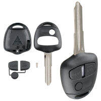 3ปุ่ม Auto Car Key Shell Case รถ Remote Key Shell พร้อมใบมีด MIT11 Fit สำหรับ Mitsubishi-Lancer IV V VI VII VIII IX CT9A