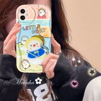 MrHaha เคสสำหรับ OPPO A38 A58 A57 A78 A17 A17k A77 A77s A76 A96 A16s A16 A54 A74 A5s A15s A94 A93 A7 A3s A54 A53 A33 2020 Reno 5 A5เป็ดน่ารัก A9ด้วยฝาครอบป้องกันเนื้อนิ่ม TPU เคสโทรศัพท์ปิดขอบโค้งแบบหยัก3D มีขายึด