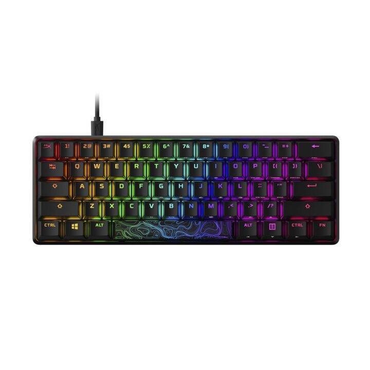 hyperx-alloy-origins-60-aqua-eng-only-tactile-sw-คีบอร์ดเกมมิ่ง-แป้นภาษาอังกฤษ-ของแท้-ประกันศูนย์-2ปี