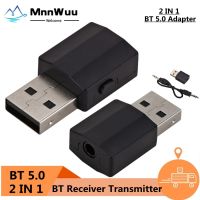 New 5.0 Bluetooth Transmitter Receiver Mini 3.5mm AUX Stereo Wireless Music Adapter For Car Radio TV Bluetooth Earphone TV Receivers