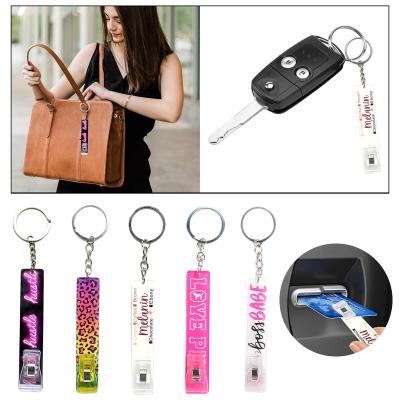 5x Card Puller Keychain Card Grabber Acrylic Accessory Debit Card Bag