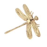 Dragonfly Brass Furniture Handles Elegant Door Knobs and Handles for Kitchen Cabinet Cupboard Creative Drawer Pulls