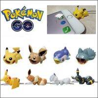 【CW】Pokemones Go Cable Protector USB Charging Cable Bite Cosplay Props iPhone Take A Bite Pikachu Eevee Psyduck Snoelax Cable Case