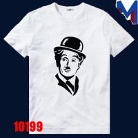 【New】TSHIRTฝ้ายเสื้อยืด ลาย Charlie Charly Chaplin สําหรับผู้ชาย และผู้ใหญ่s-5xl