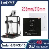 เตียงความร้อนสำหรับ Creality Cr10 Ender3 Ender5 Ender 3 Ender 5 Series Pelat Aluminium พร้อมสายเคเบิล24V 235มม. 310มม. แพลตฟอร์มฐานวางชิ้นงานแบบร้อน