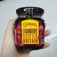 สินค้าเข้าใหม่ ? ซอสแครนเบอรี่ ซอสสำหรับจิ้ม Colmans Cranberry Sauce 165g.?