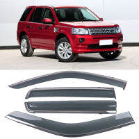 Wind Visor Deflectors สำหรับ Land Rover Freelander 2 II 2007-2014ประตูด้านข้างหน้าต่าง Air Guard Deflectors กับ Snow Sun Rain