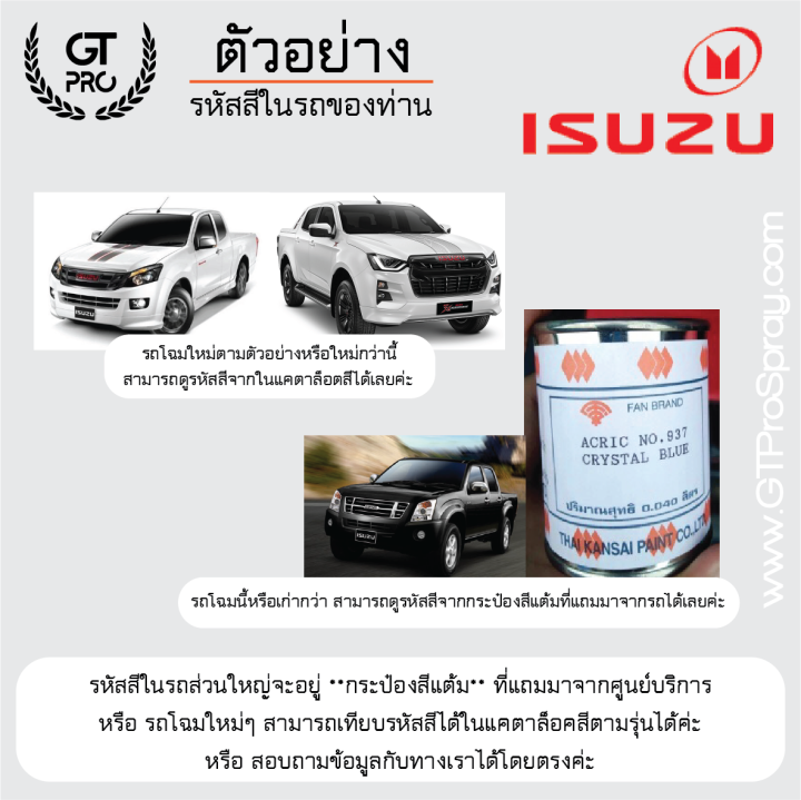 isuzu-ชุดสีสเปรย์พร้อมใช้-gt-pro-x-spray-max-แบบใช้ได้ทุกเวลา