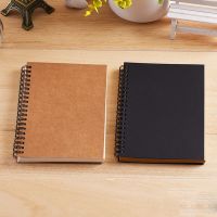 ✁☄ Notebook Spiral Sketchbook Graffiti Notebook for school supplies Size A5 amp;A6 100 pages Kraft paper cover Notebook blank page