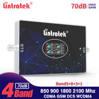 Lintratek 900 2100 1800 2600Mhz ทวนสัญญาณมือถือ 4 วง 5 วง 8 วง 3 วง 1 วง 28 สัญญาณเพิ่มประสิทธิภาพ GSM 2G 3G 4G CDMA DCS WCDMA