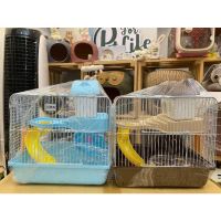 C.C.Pets กรงหนูแฮมสเตอร์ ปราสาทหนูแฮมสเตอร์ ใหญ่ ขนาด 27*21*33 cm BES31-CH