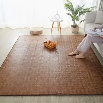  Non-Slip Futon Carpet Crawling Mats,Tatami Mat Rattan