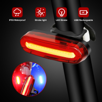 Bike Tail Light MTB Cycling Warning Rear Bicycle Safety Lamp USB Rechargeable FrontRear Headlight LED Lights for Bike Helmet