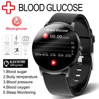 ✿✾ 2023 NFC Non-Invasive Blood Glucose Smart Watch Men Thermometer Heart Rate Health Monitor IP68 Waterproof Smart Watch For Xiaomi