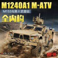 Ryefield-5052 1/35 M-ATV M1240A1 M153 Raven II สถานีอาวุธพร้อมด้วยชุดตกแต่งภายในเต็มชุดหุ่นประกอบ