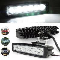 ไฟจุดน้ำท่วมไฟบาร์ LED 2X 12V ไฟหน้ารถรถบรรทุกออฟโรด SUV