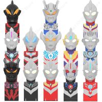 บล็อกตัวต่อ Tiga Ultraman การ์ตูนอะนิเมหนัง KK014 KK001ตุ๊กตาตัวต่อตุ๊กตาต่อสู้ขนาดเล็ก YKK01ของขวัญสำหรับเด็ก