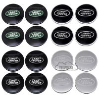 Style car 4pcs Car Wheel Center Hub Caps Cover Auto Emblem Badge Wheel Rim Cap Trim Care Accessories For Land Rover Range Defender Discovery Evoque Freelander Velar II lr4 hui