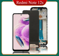 6.43 AMOLED สำหรับ Xiaomi Redmi Note 12S 2303CRA4 4A จอแสดงผลแอลซีดีดิจิทัลหน้าจอสัมผัสพร้อมกรอบสำหรับเปลี่ยน Redmi Note 12S