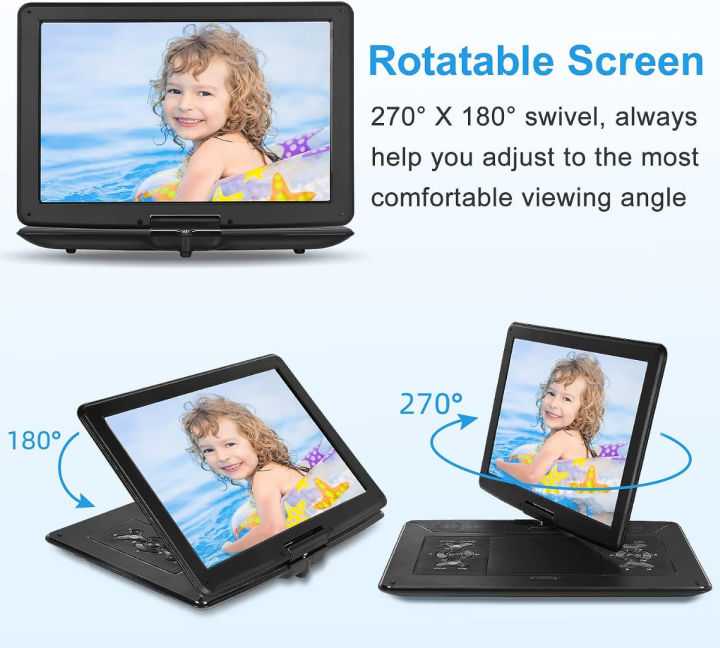 yoohoo-17-9-portable-dvd-players-with-large-screen-15-6-swivel-screen-6-hrs-battery-portable-dvd-player-with-car-charger-kids-portable-dvd-player-support-usb-sd-card-sync-tv-region-free-black