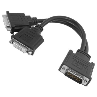 IMC Hot DMS-59 ชาย 2 Dual Link DVI-I 24 + 5 Pin Splitter สายเคเบิลอะแดปเตอร์