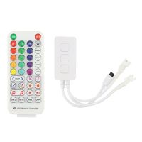 SP511E WiFi Music LED Controller for WS2812B WS2811 Addressable Pixel RGB LED Strip Dual Output Alexa Voice APP Control