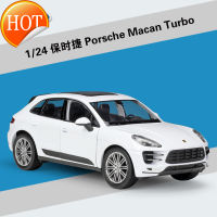 Welly1: 24 Porsche Macan Turbo จำลองหุ่นอัลลอยผู้ชายและผู้หญิงของขวัญวันเกิด